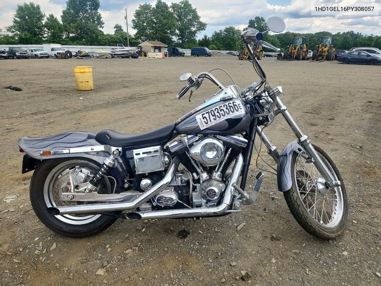 1993 Harley-Davidson Fxdwg VIN: 1HD1GEL16PY308057 Lot: 57935366