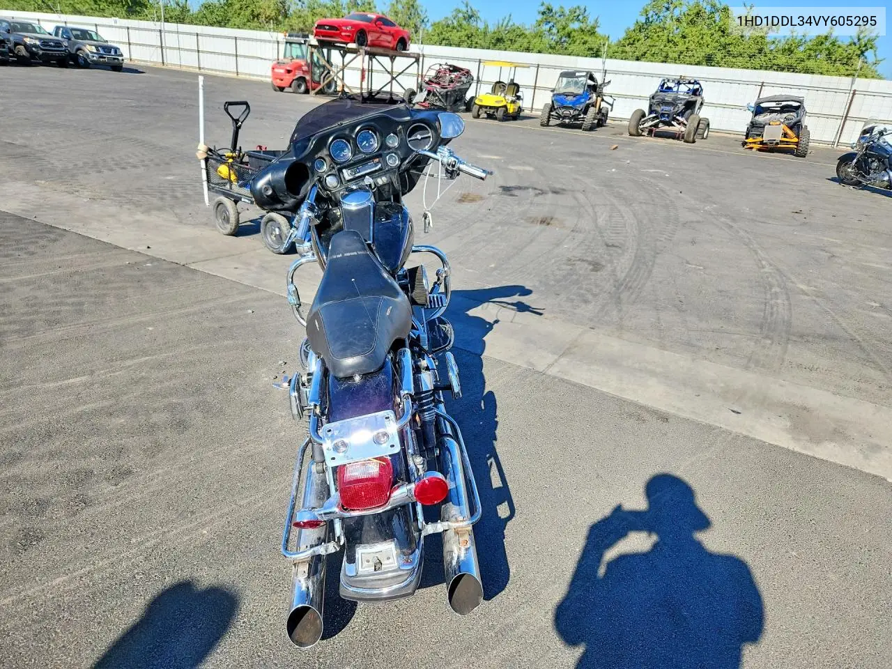1997 Harley-Davidson Flht VIN: 1HD1DDL34VY605295 Lot: 57085566
