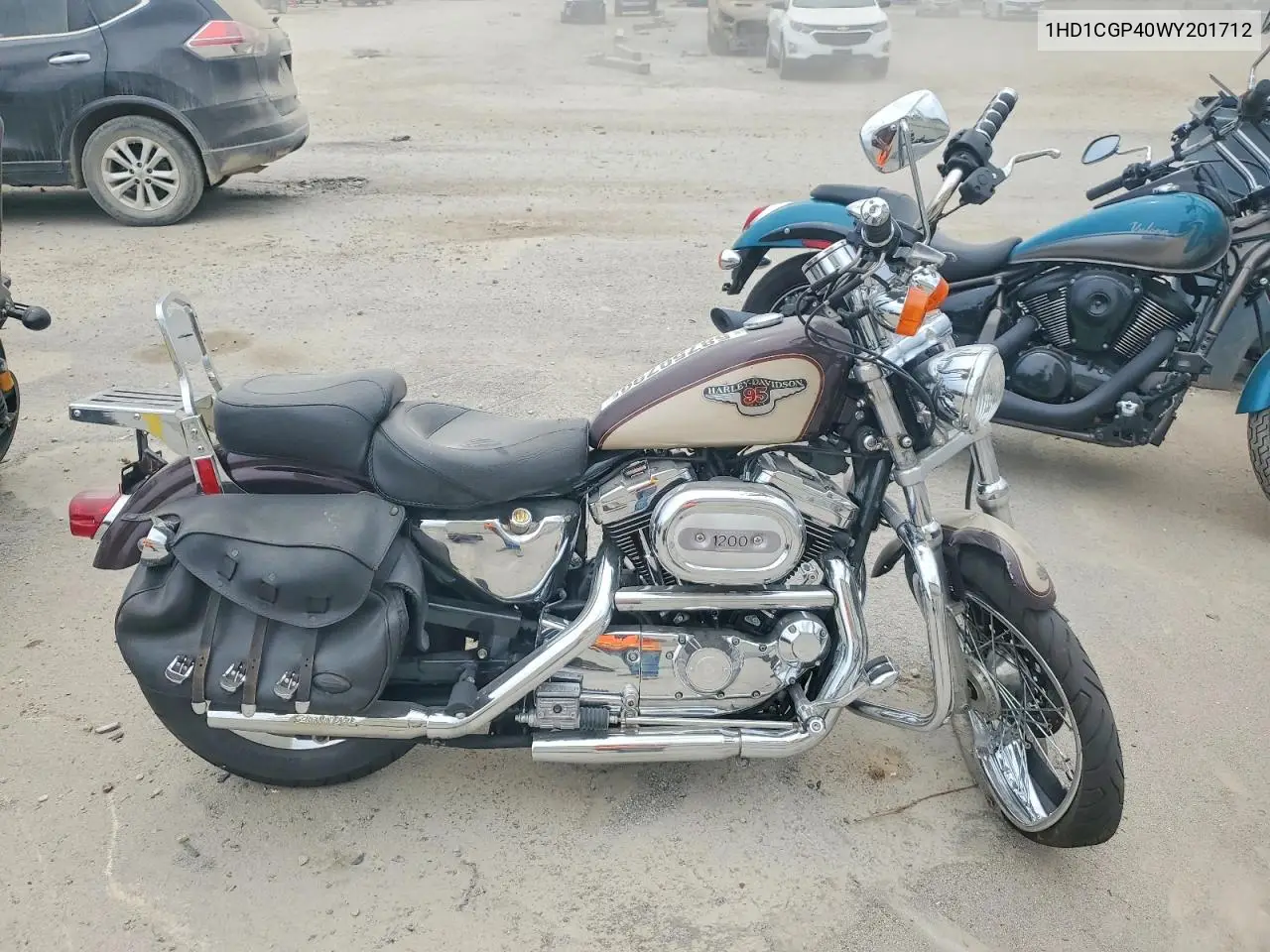 1998 Harley-Davidson Xl1200 C Anniversary VIN: 1HD1CGP40WY201712 Lot: 58750796