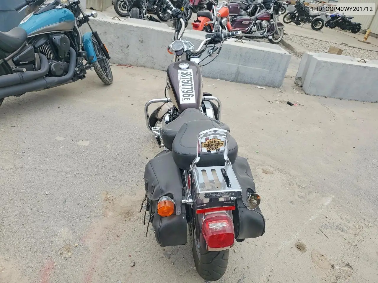 1998 Harley-Davidson Xl1200 C Anniversary VIN: 1HD1CGP40WY201712 Lot: 58750796