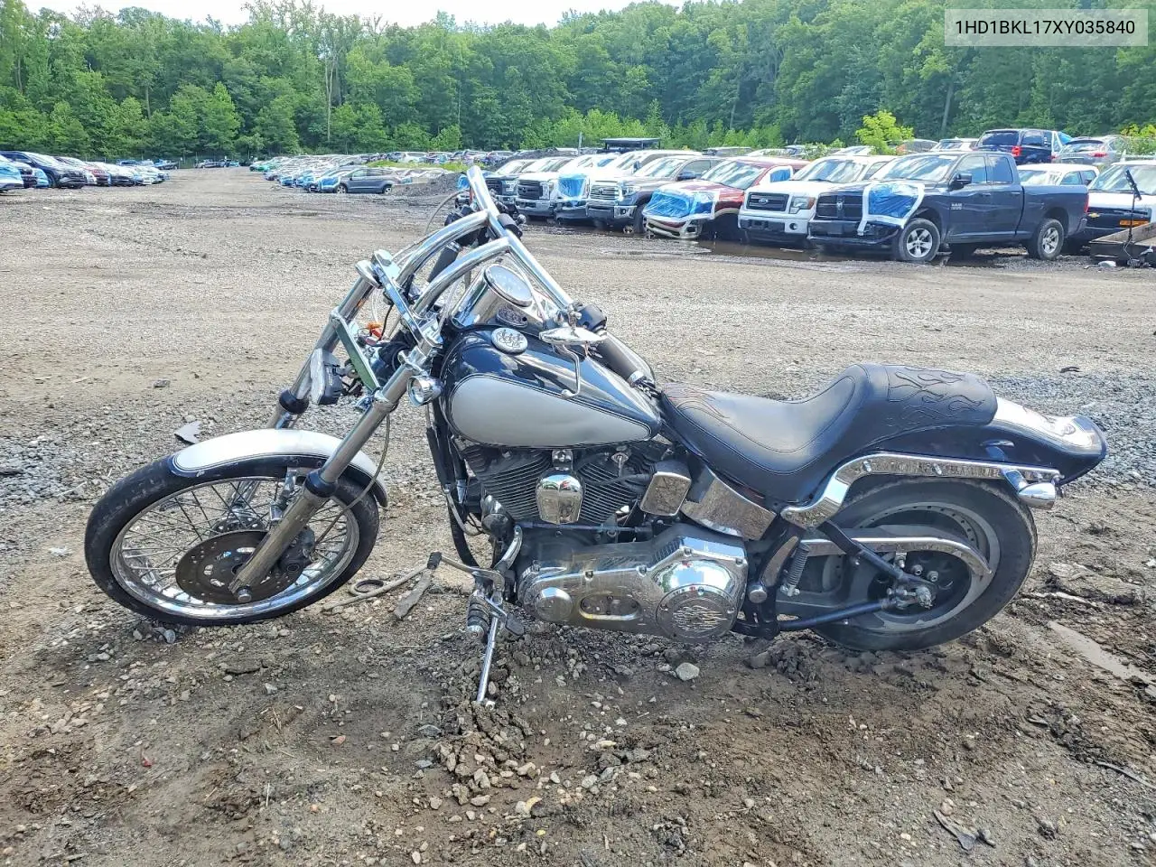 1999 Harley-Davidson Fxst Custom VIN: 1HD1BKL17XY035840 Lot: 53950106