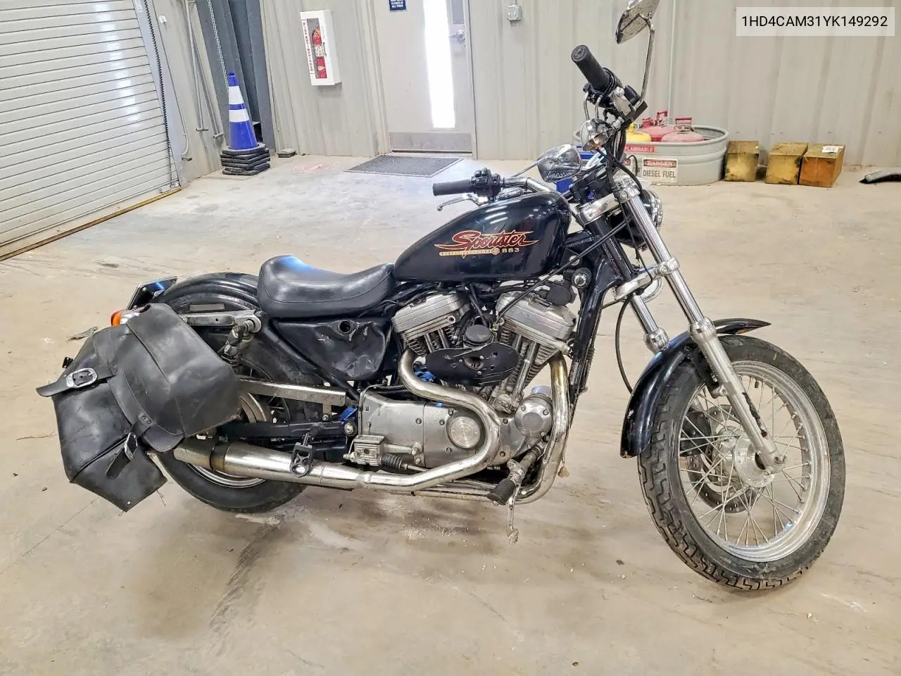 2000 Harley-Davidson Xl883 VIN: 1HD4CAM31YK149292 Lot: 56874896