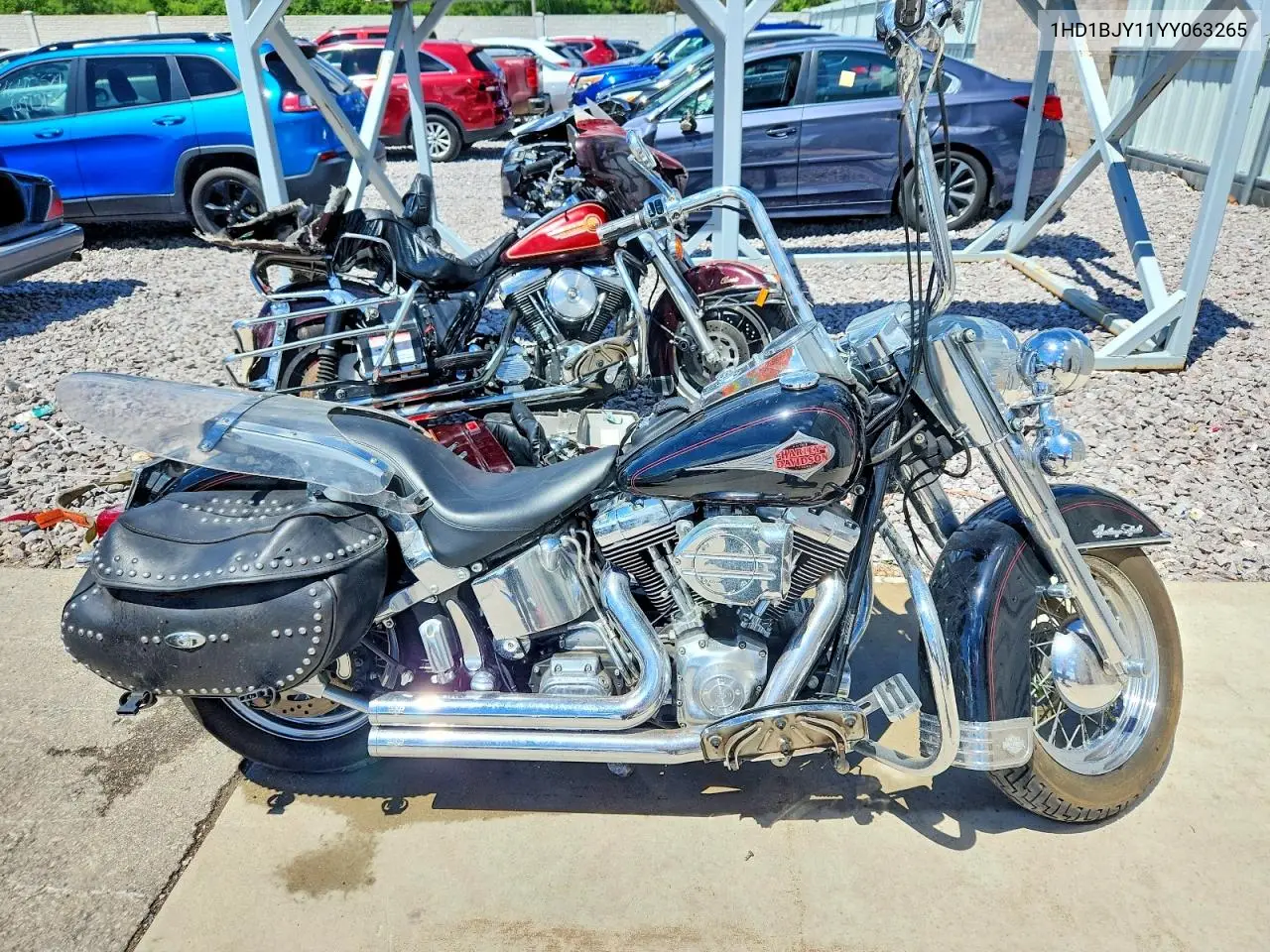 2000 Harley-Davidson Flstc VIN: 1HD1BJY11YY063265 Lot: 57780336