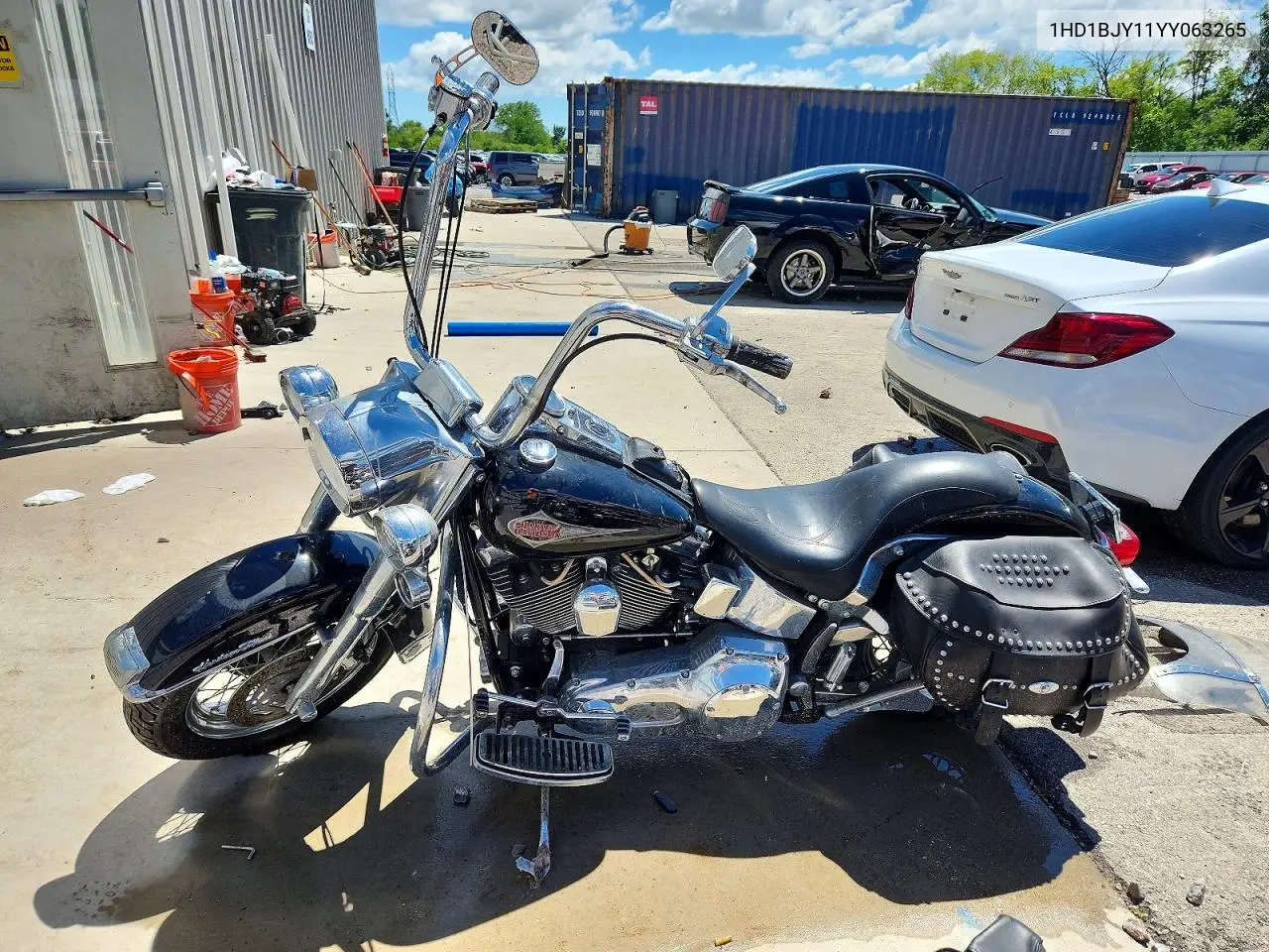 2000 Harley-Davidson Flstc VIN: 1HD1BJY11YY063265 Lot: 57780336