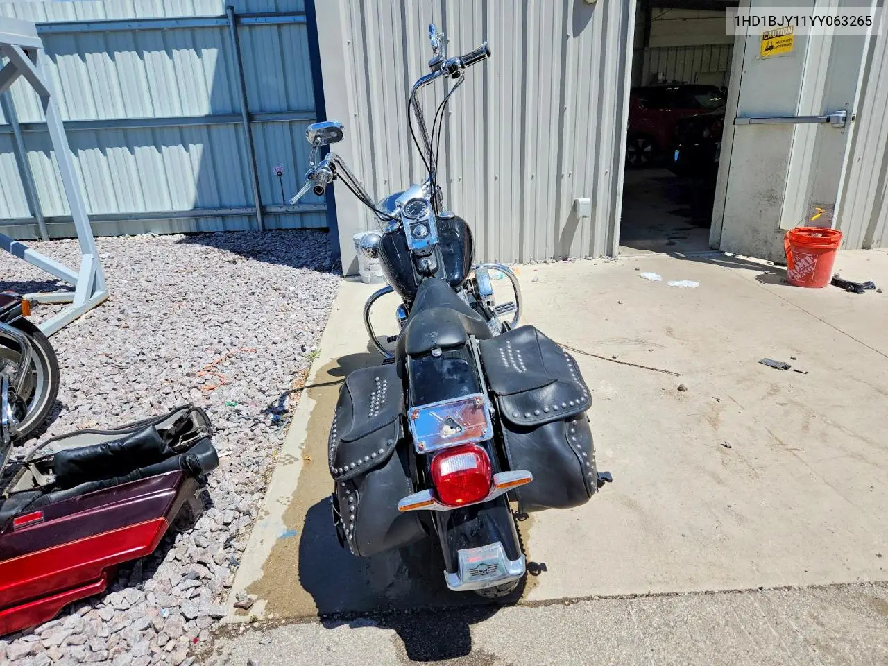 2000 Harley-Davidson Flstc VIN: 1HD1BJY11YY063265 Lot: 57780336