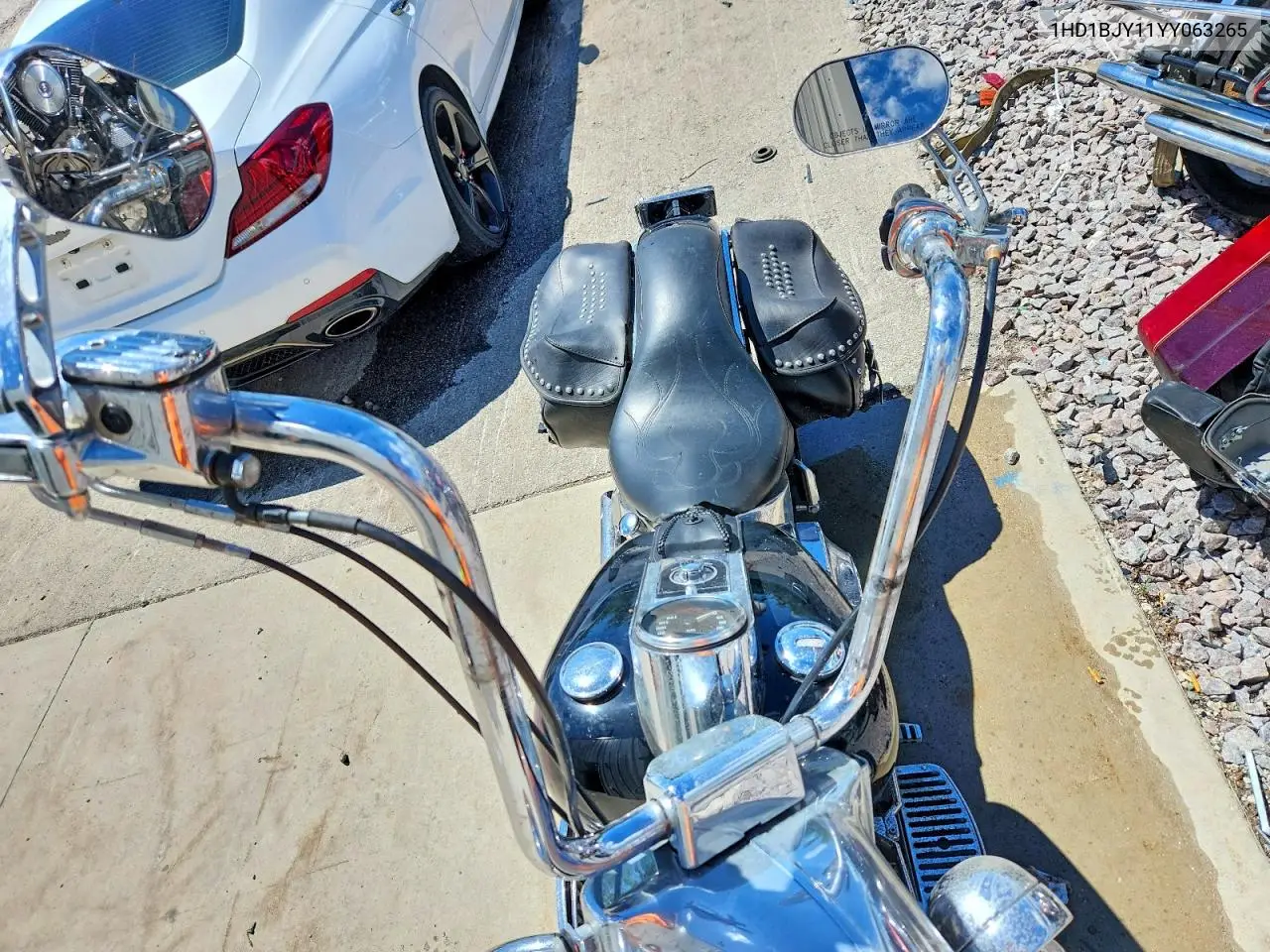 2000 Harley-Davidson Flstc VIN: 1HD1BJY11YY063265 Lot: 57780336