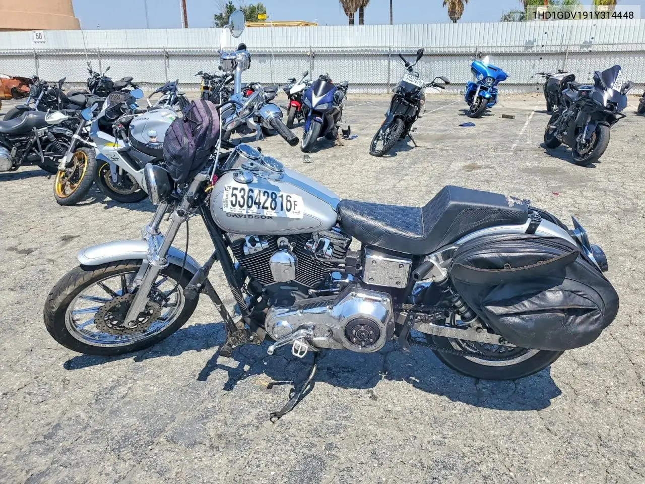 2001 Harley-Davidson Fxdl VIN: 1HD1GDV191Y314448 Lot: 53642816