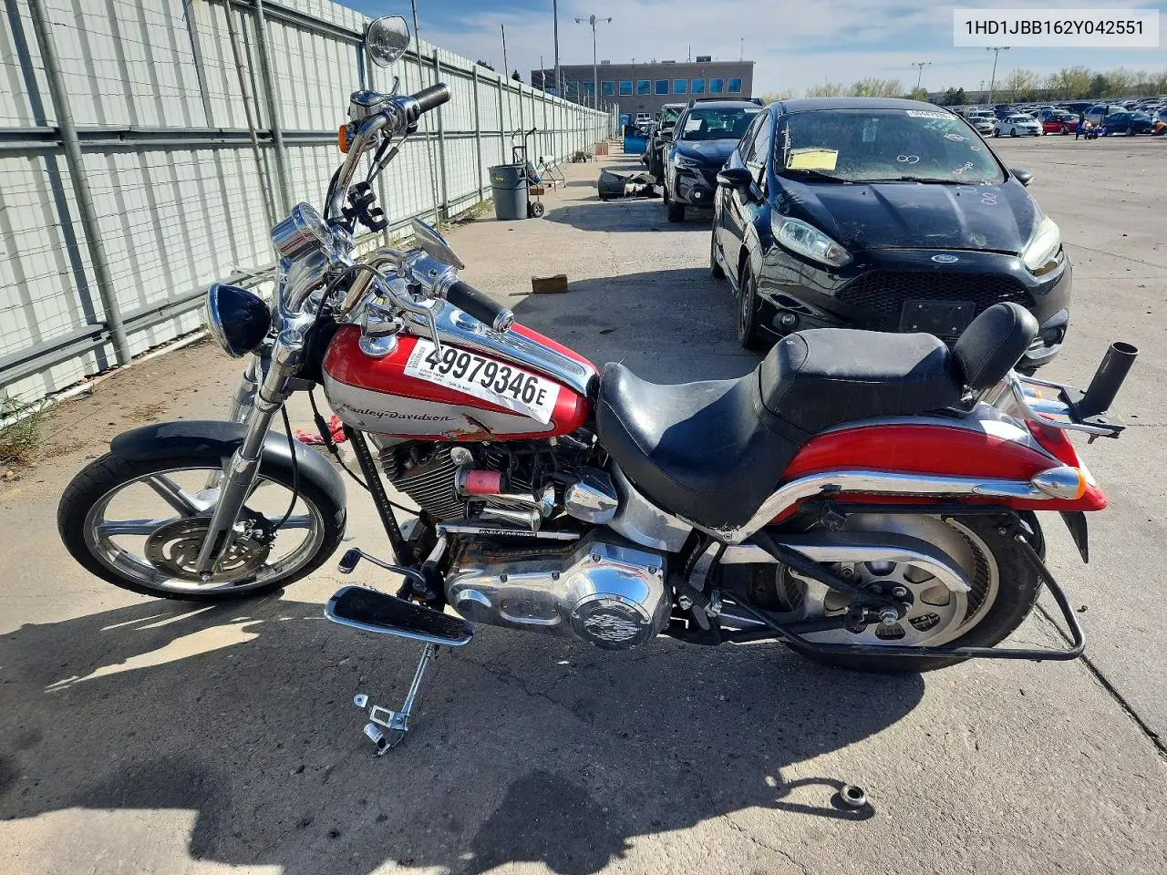 2002 Harley-Davidson Fxstdi VIN: 1HD1JBB162Y042551 Lot: 49979346