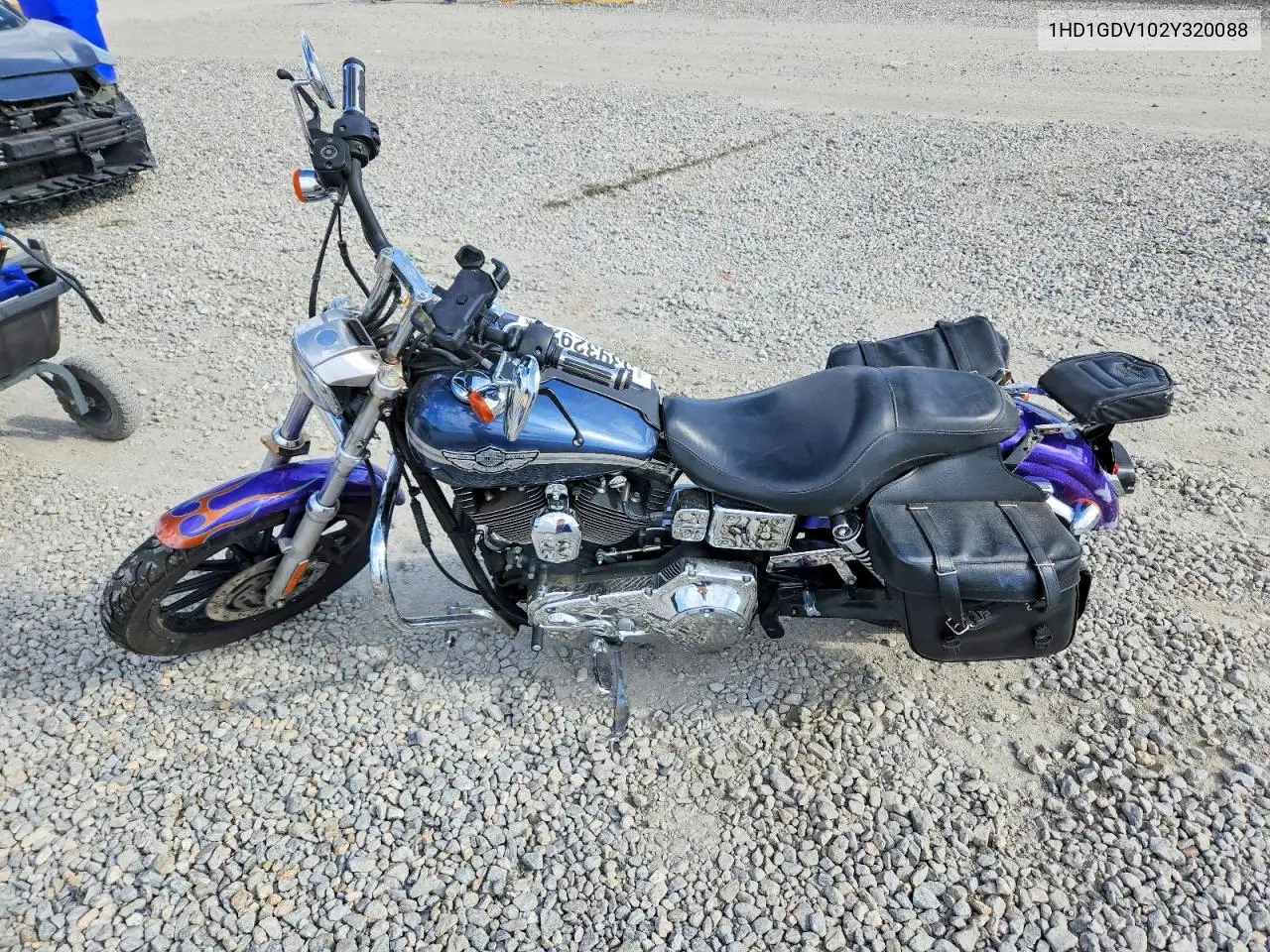 2002 Harley Davidson Dyna Glide VIN: 1HD1GDV102Y320088 Lot: 53932926
