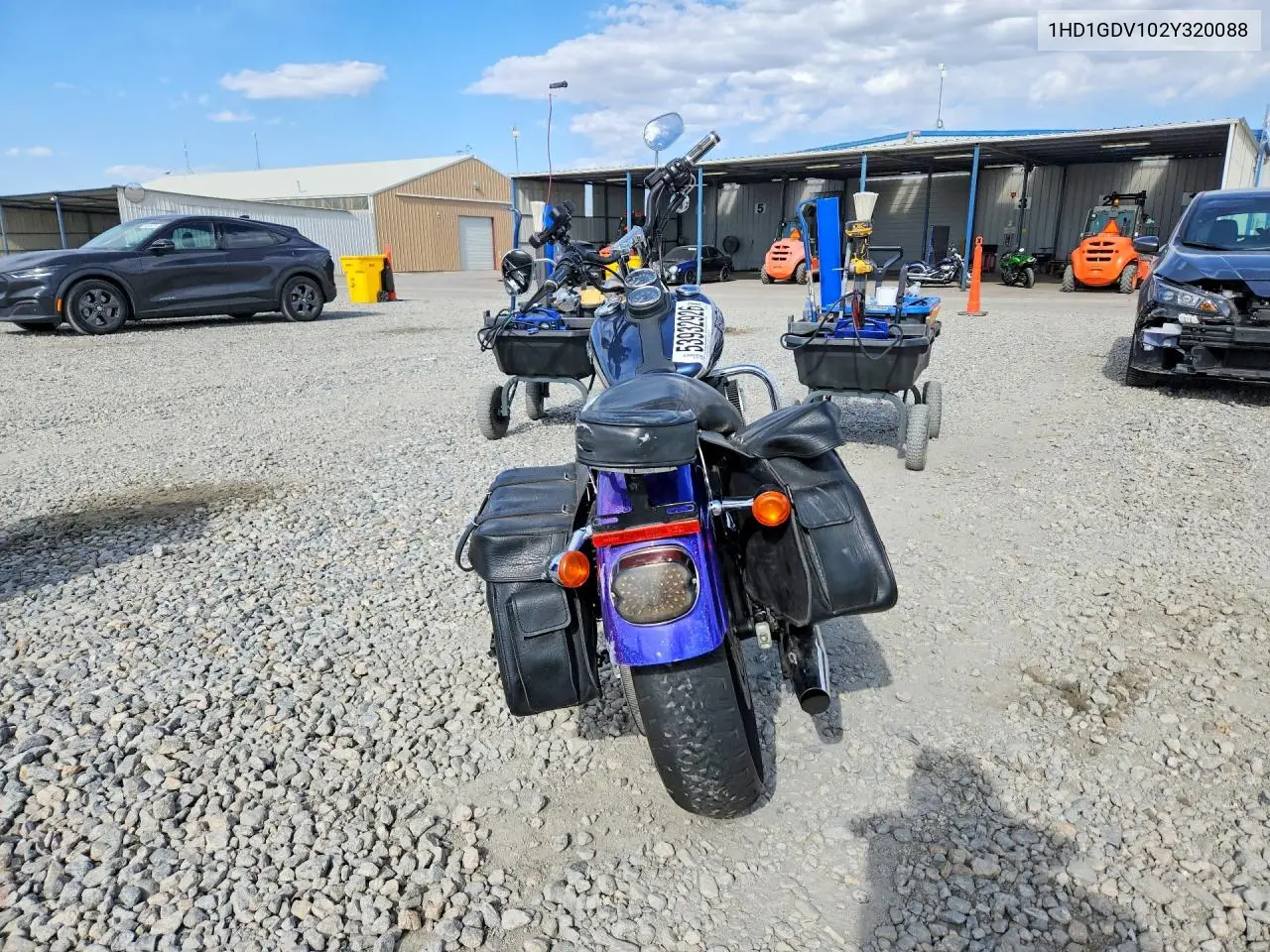 2002 Harley Davidson Dyna Glide VIN: 1HD1GDV102Y320088 Lot: 53932926