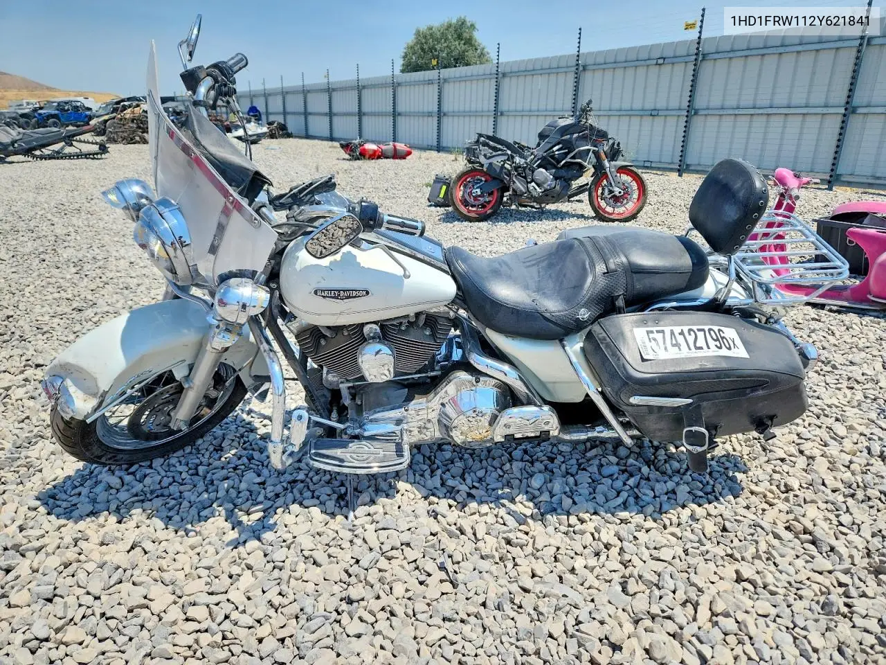 2002 Harley-Davidson Flhrci VIN: 1HD1FRW112Y621841 Lot: 57412796