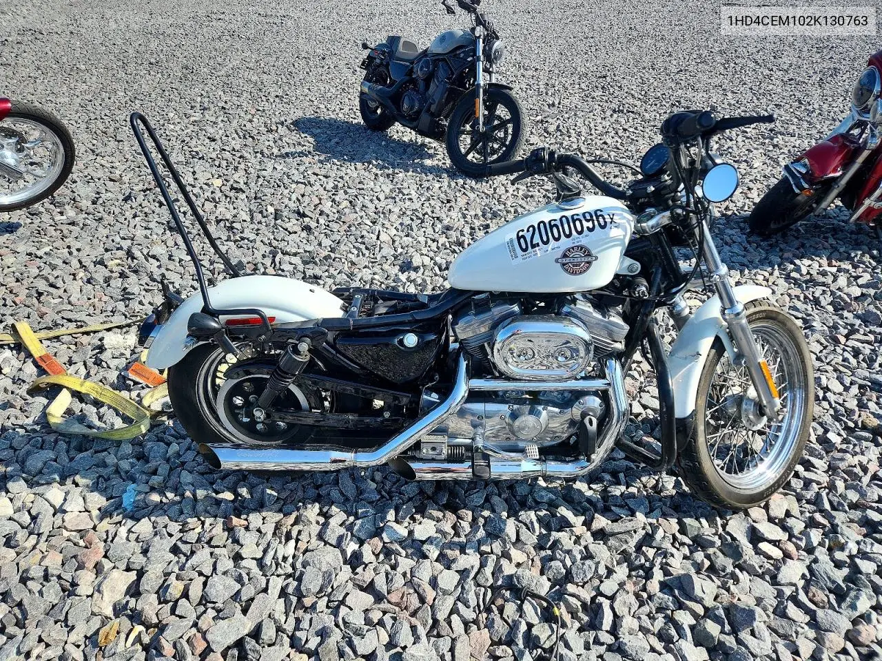 2002 Harley-Davidson Xl883 Hugger VIN: 1HD4CEM102K130763 Lot: 62060696