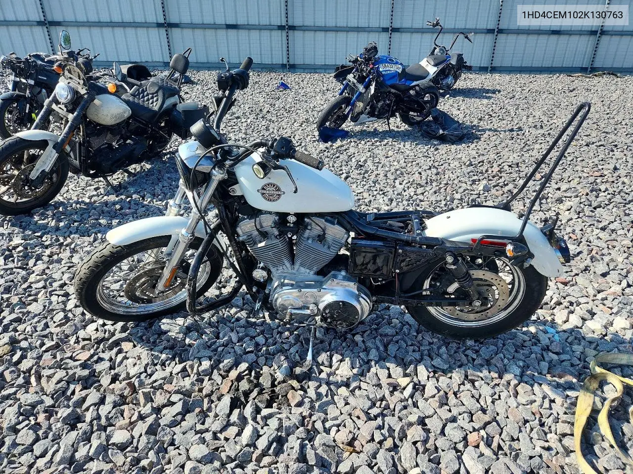 2002 Harley-Davidson Xl883 Hugger VIN: 1HD4CEM102K130763 Lot: 62060696