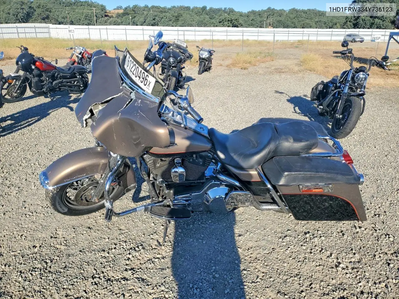 2004 Harley-Davidson Flhrci VIN: 1HD1FRW334Y736123 Lot: 61220496