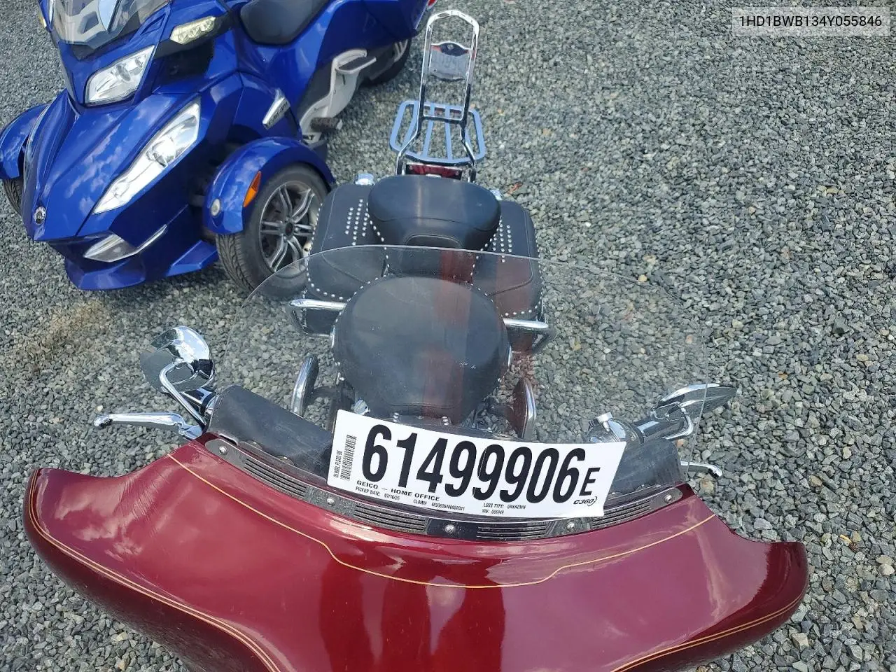 2004 Harley-Davidson Flstci VIN: 1HD1BWB134Y055846 Lot: 61499906