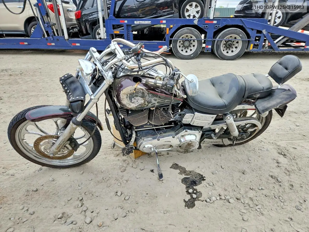 2005 Harley-Davidson Fxdwgi VIN: 1HD1GPW125K315983 Lot: 47352836