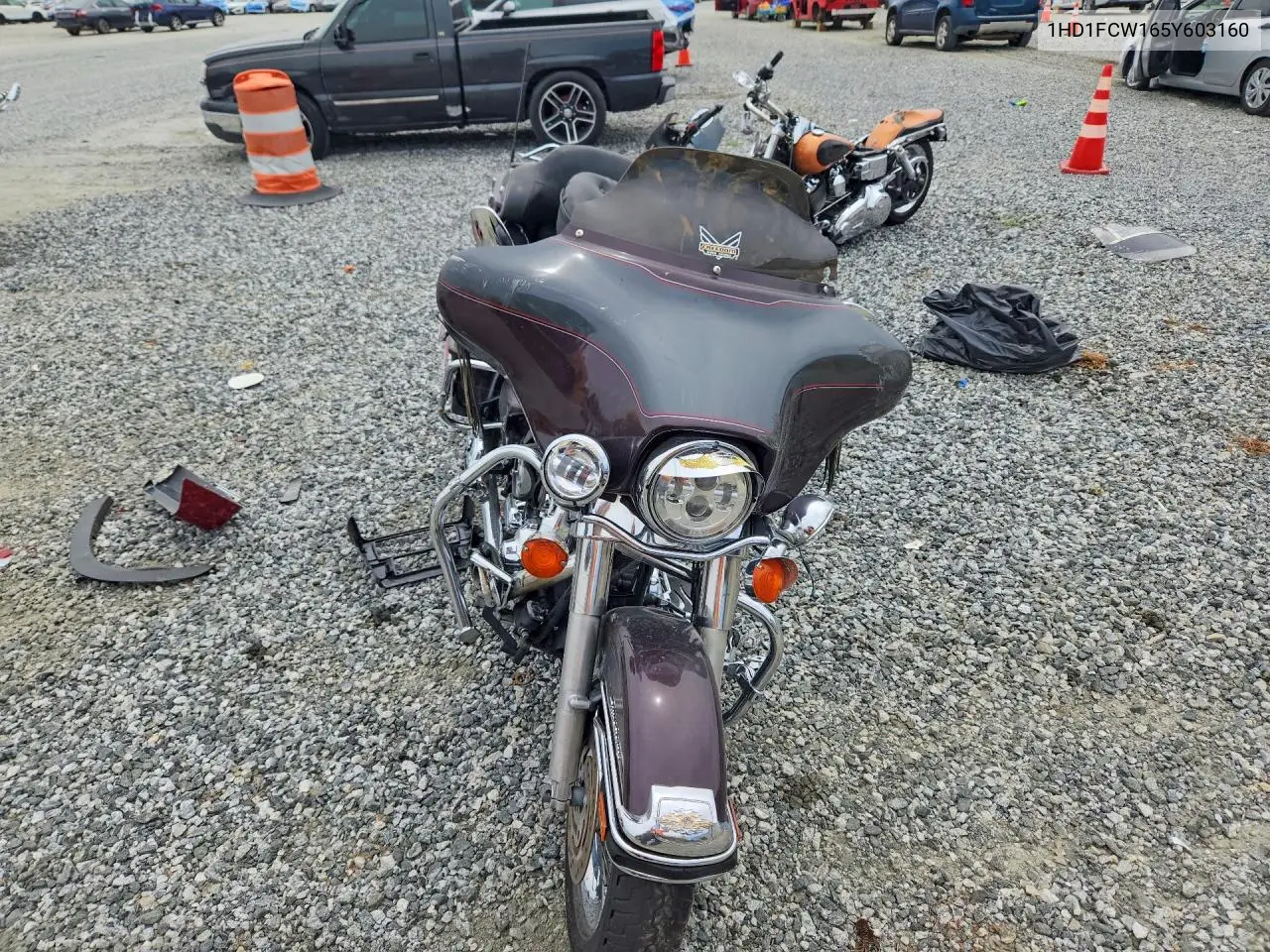 2005 Harley-Davidson Flhtcui VIN: 1HD1FCW165Y603160 Lot: 56942996