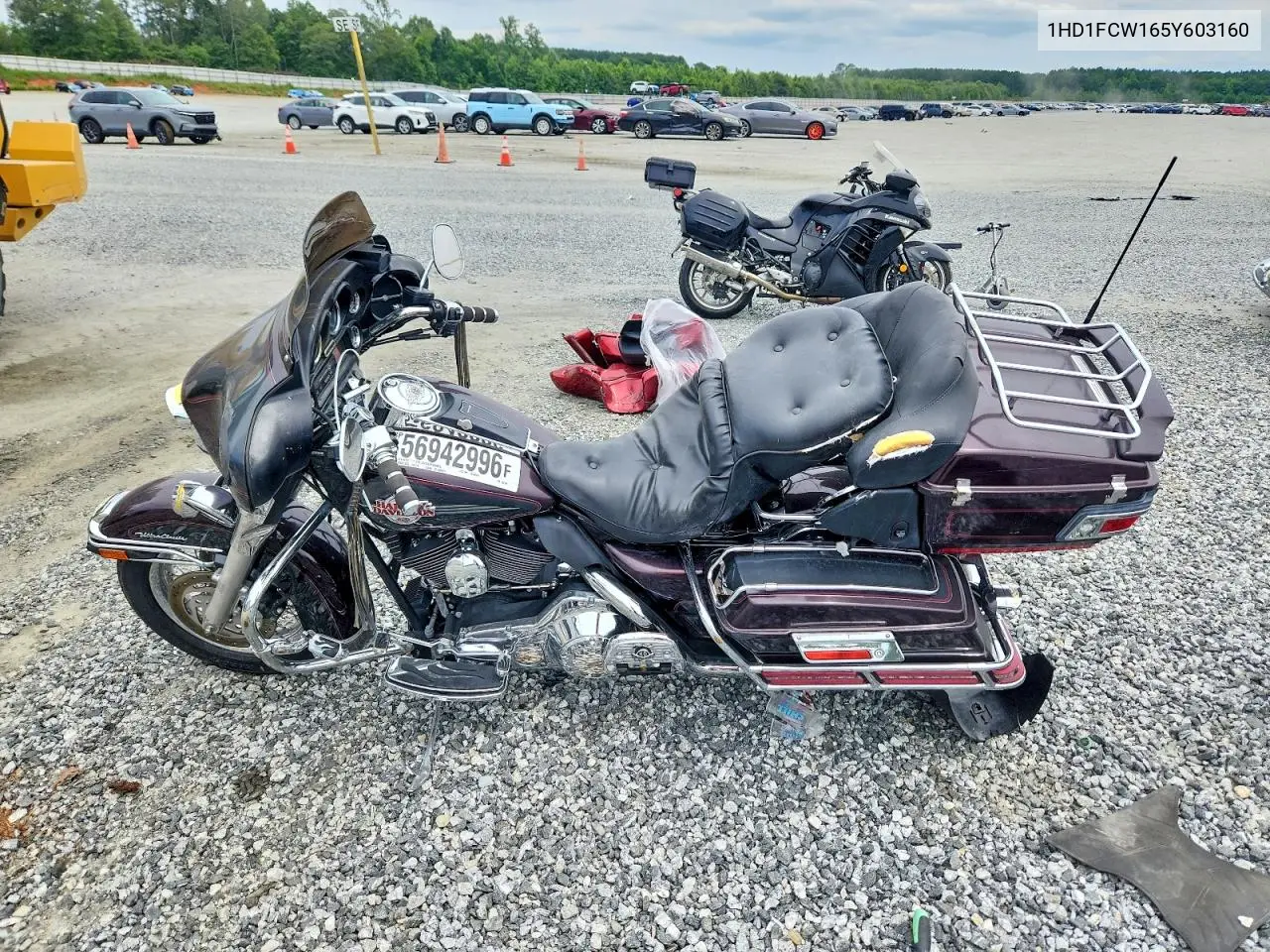 2005 Harley-Davidson Flhtcui VIN: 1HD1FCW165Y603160 Lot: 56942996