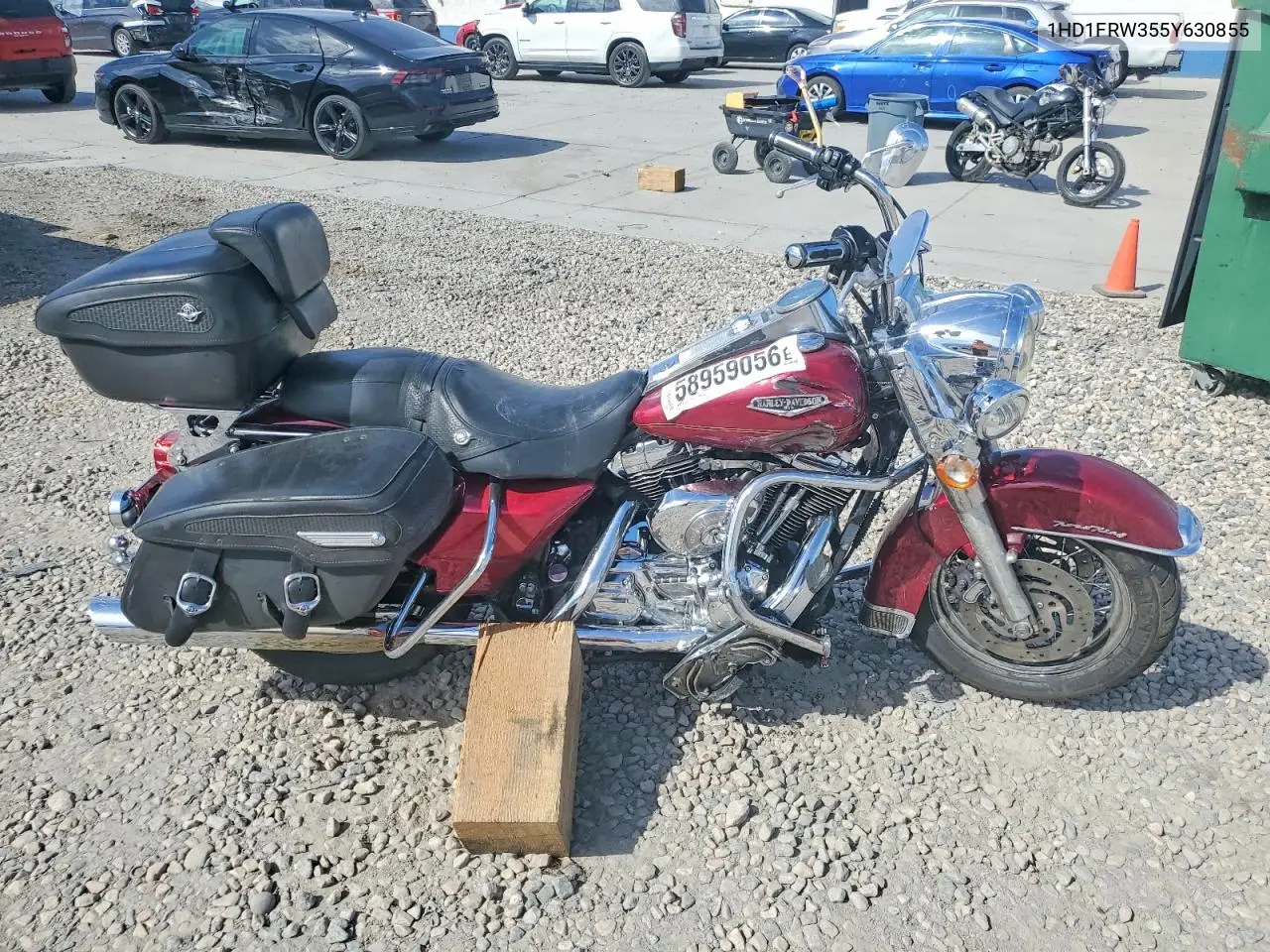 2005 Harley-Davidson Flhrci VIN: 1HD1FRW355Y630855 Lot: 58959056