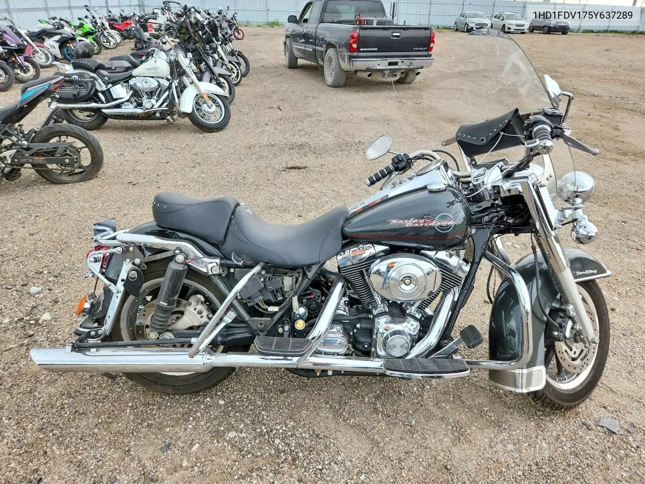 2005 Harley-Davidson Flhr VIN: 1HD1FDV175Y637289 Lot: 59095246