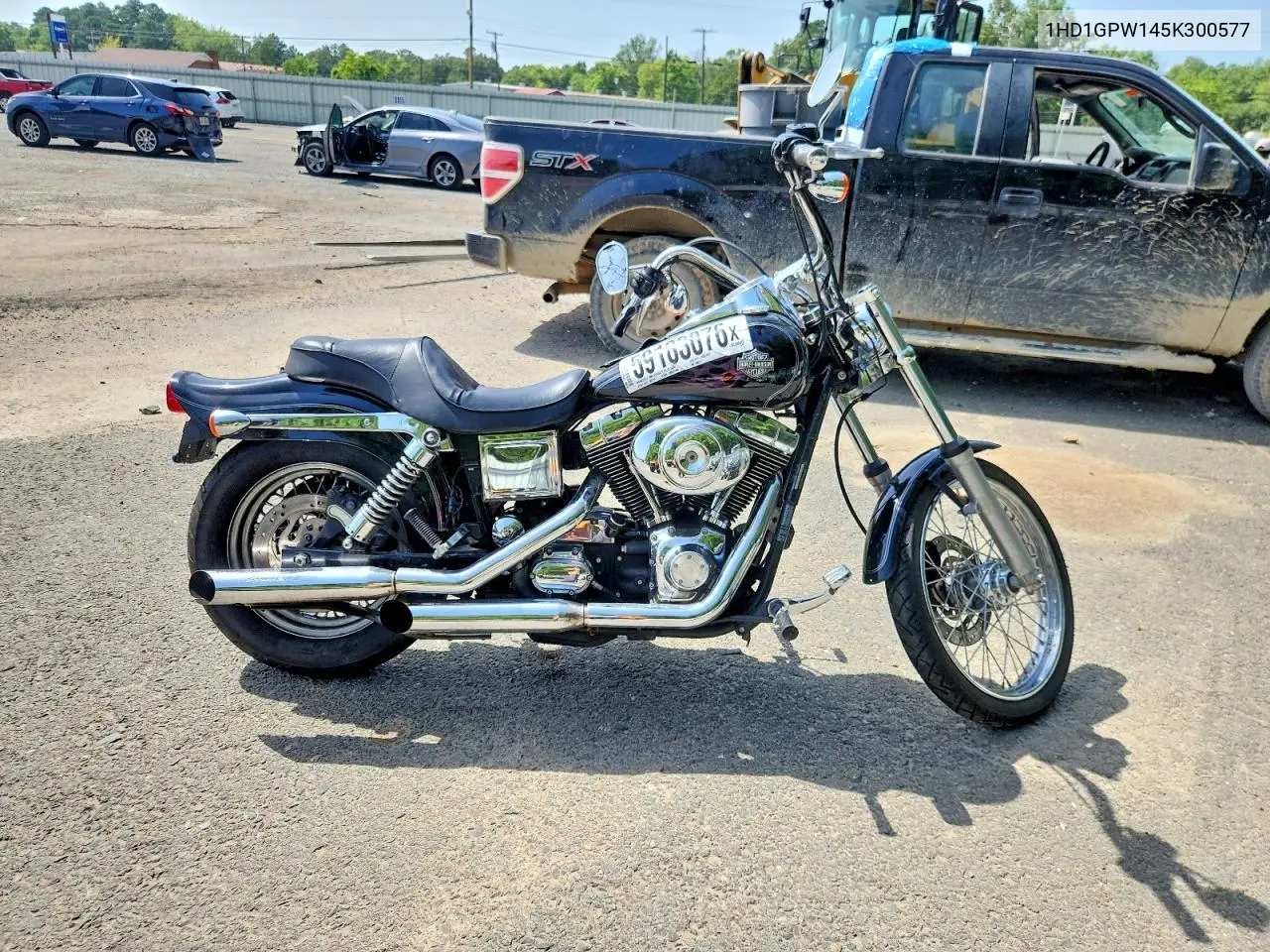2005 Harley-Davidson Fxdwgi VIN: 1HD1GPW145K300577 Lot: 59183076