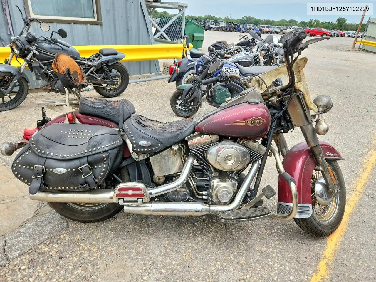 2005 Harley-Davidson Flstc VIN: 1HD1BJY125Y102229 Lot: 59334426