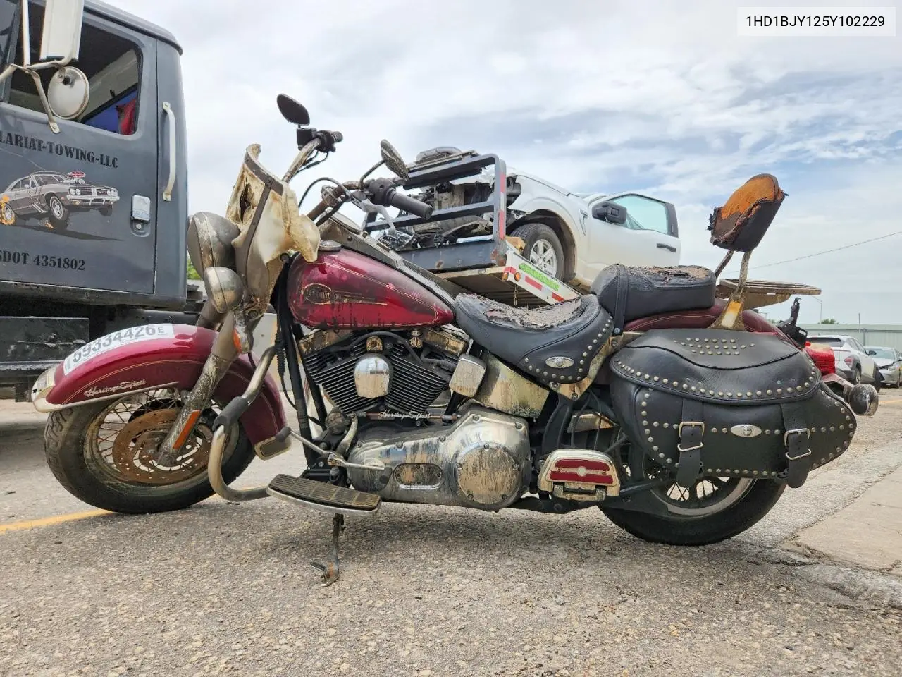 2005 Harley-Davidson Flstc VIN: 1HD1BJY125Y102229 Lot: 59334426
