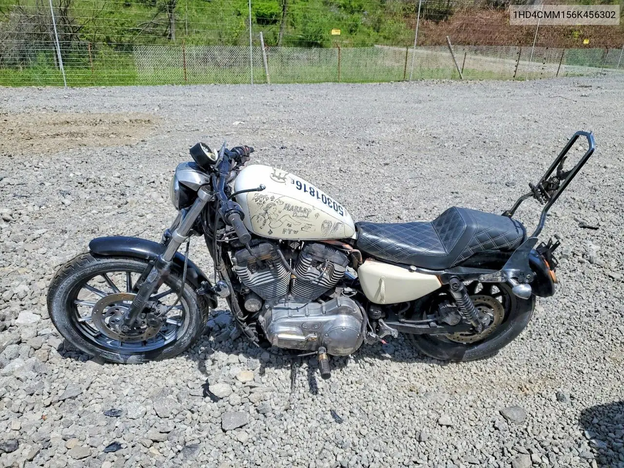 2006 Harley-Davidson Xl883 L VIN: 1HD4CMM156K456302 Lot: 50301816