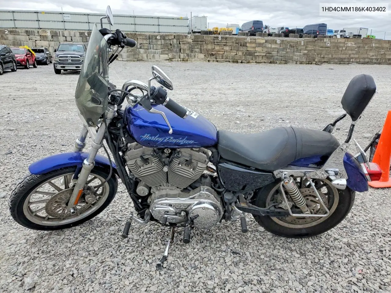 2006 Harley-Davidson Xl883 L VIN: 1HD4CMM186K403402 Lot: 54615526