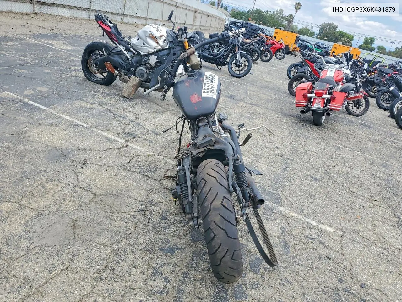 2006 Harley-Davidson Xl1200 C VIN: 1HD1CGP3X6K431879 Lot: 55574866