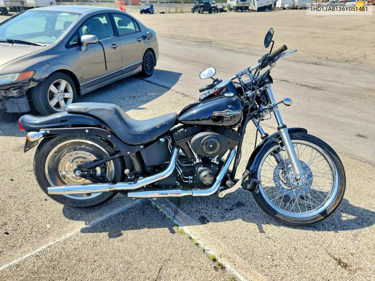 2006 Harley-Davidson Fxstbi VIN: 1HD1JAB136Y051451 Lot: 59338886