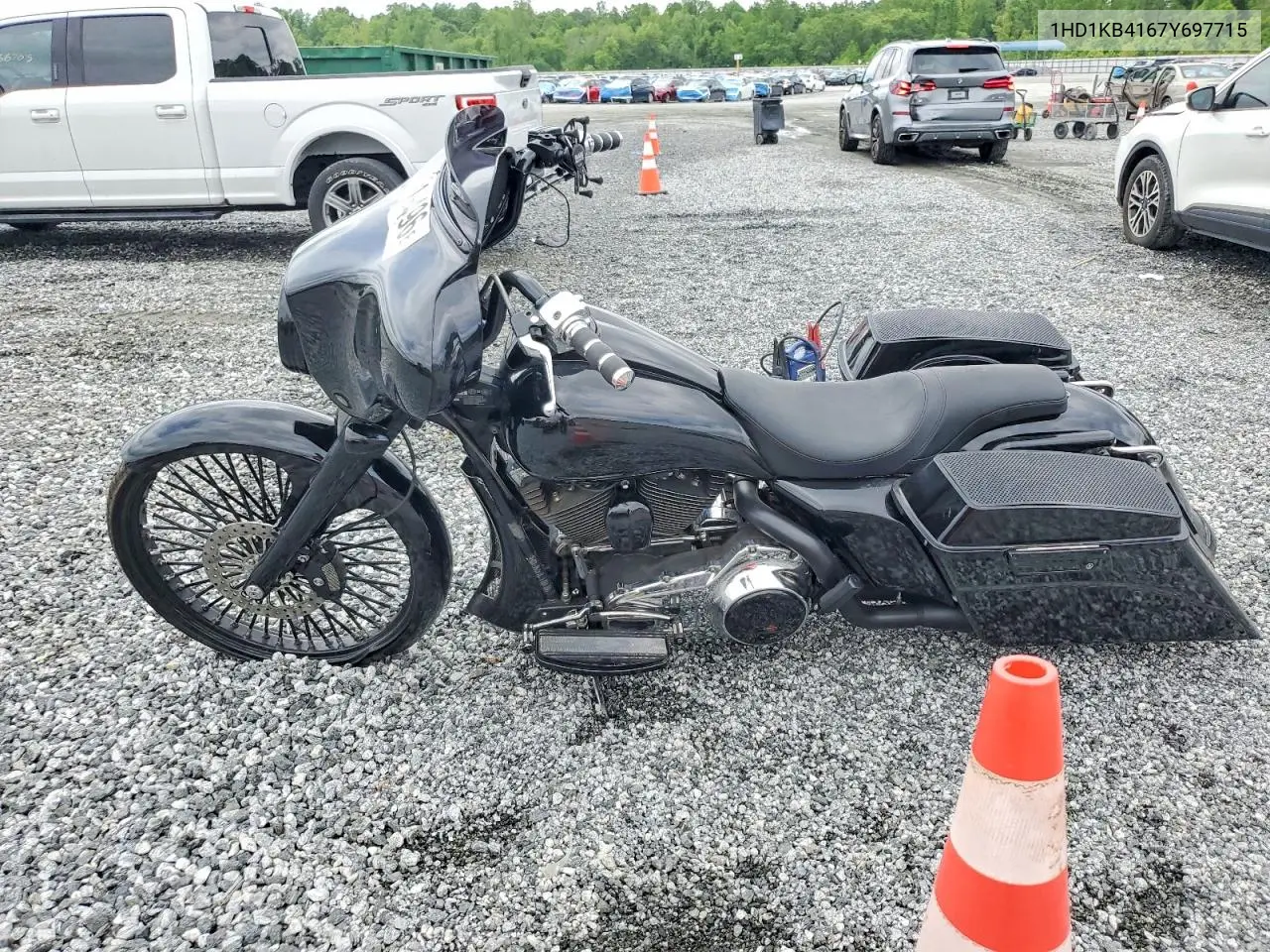 2007 Harley-Davidson Flhx VIN: 1HD1KB4167Y697715 Lot: 51319496