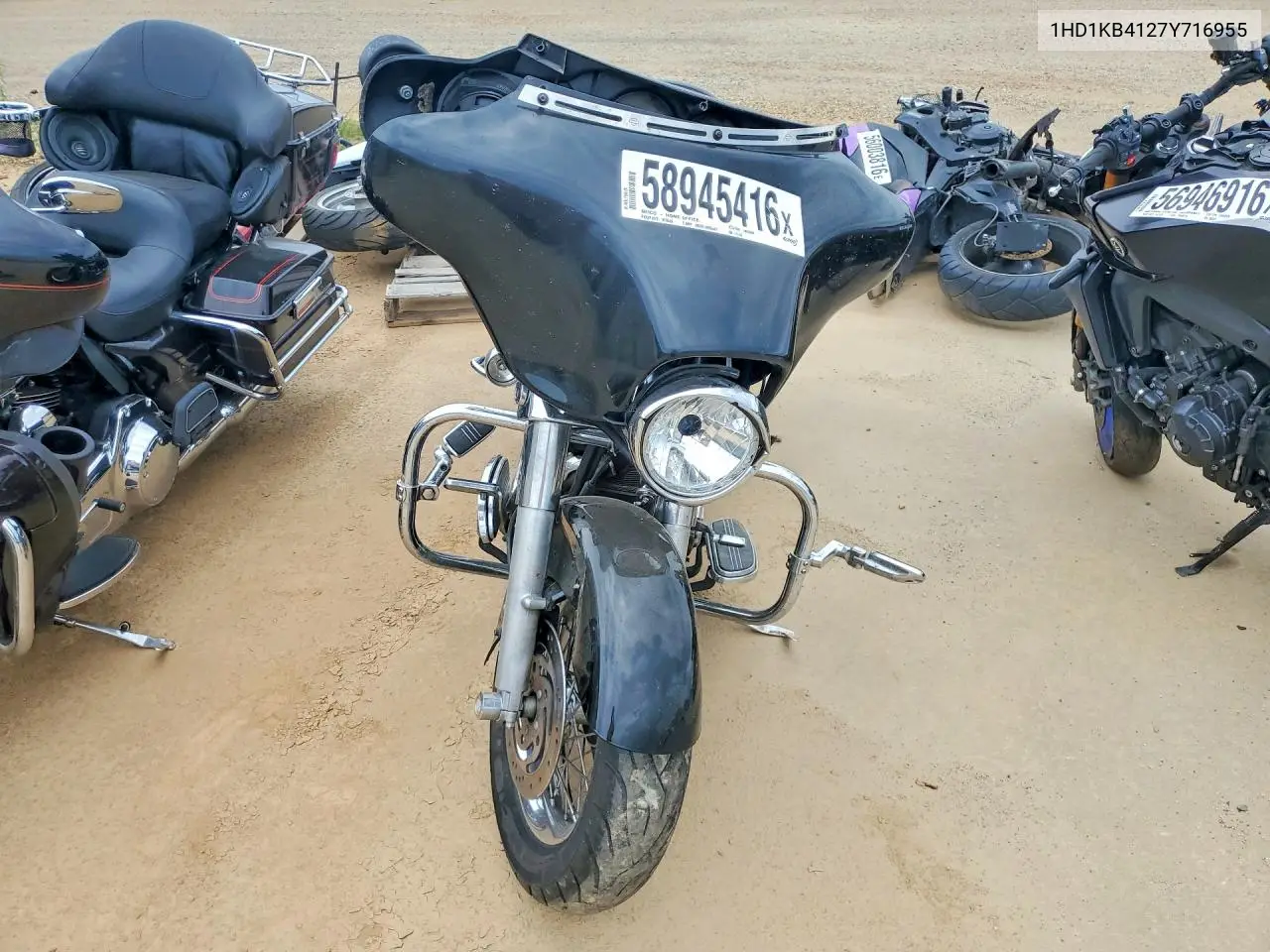 2007 Harley-Davidson Flhx VIN: 1HD1KB4127Y716955 Lot: 58945416
