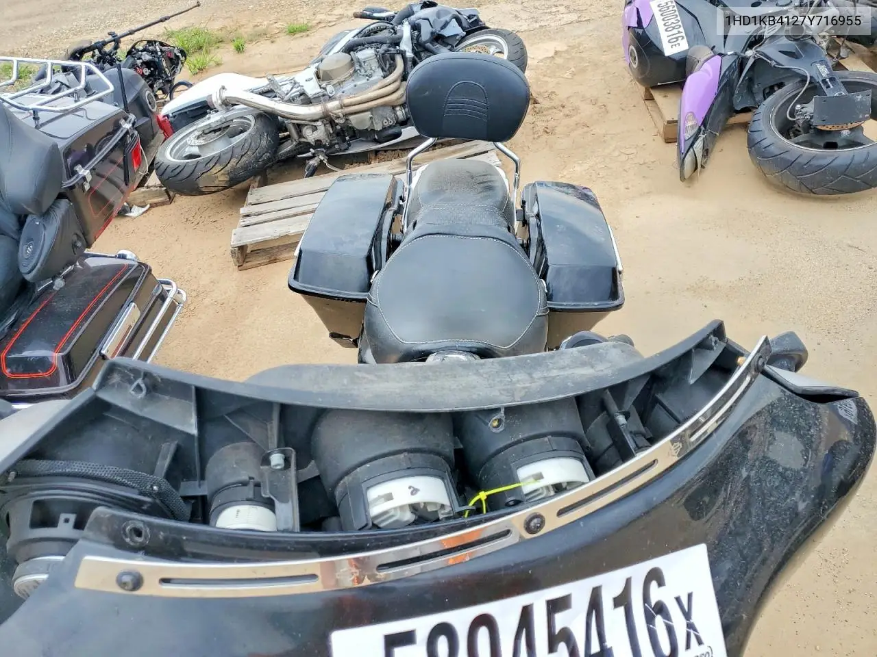 2007 Harley-Davidson Flhx VIN: 1HD1KB4127Y716955 Lot: 58945416