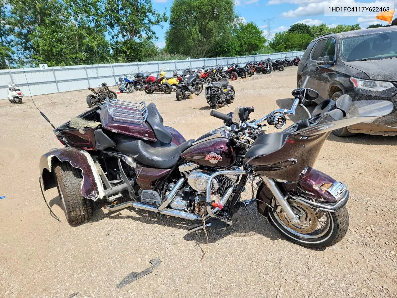 2007 Harley-Davidson Flhtcui VIN: 1HD1FC4117Y622463 Lot: 61772986