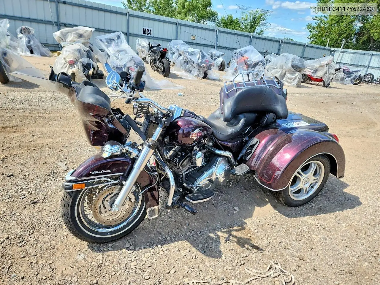 2007 Harley-Davidson Flhtcui VIN: 1HD1FC4117Y622463 Lot: 61772986