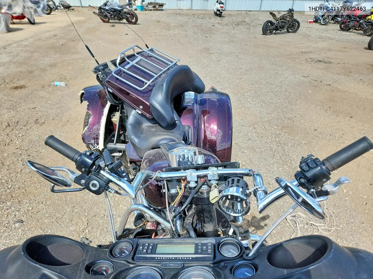 2007 Harley-Davidson Flhtcui VIN: 1HD1FC4117Y622463 Lot: 61772986