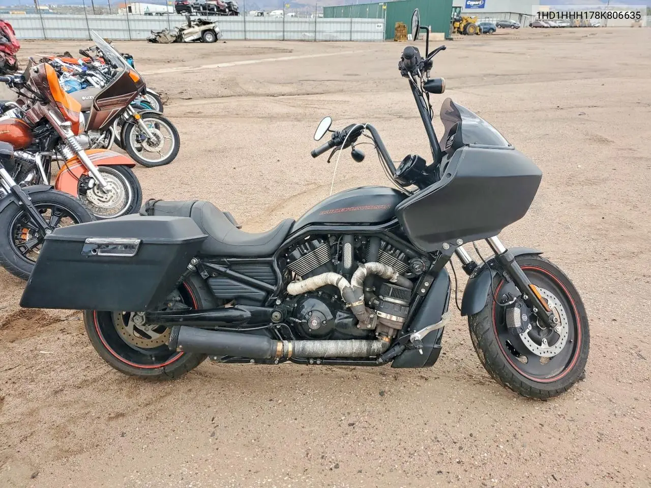 2008 Harley-Davidson Vrscdx VIN: 1HD1HHH178K806635 Lot: 50852636