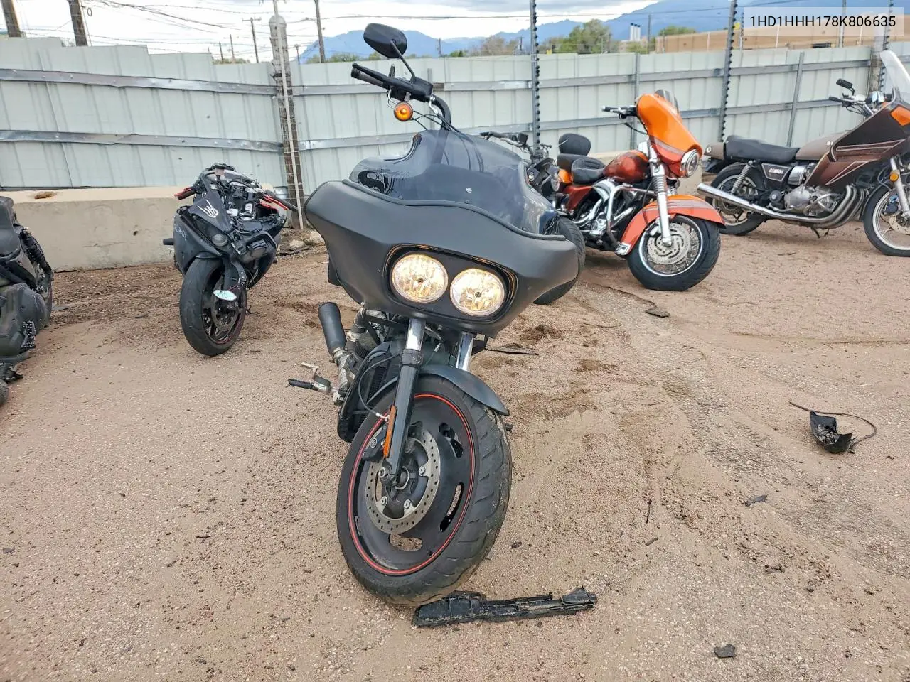 2008 Harley-Davidson Vrscdx VIN: 1HD1HHH178K806635 Lot: 50852636