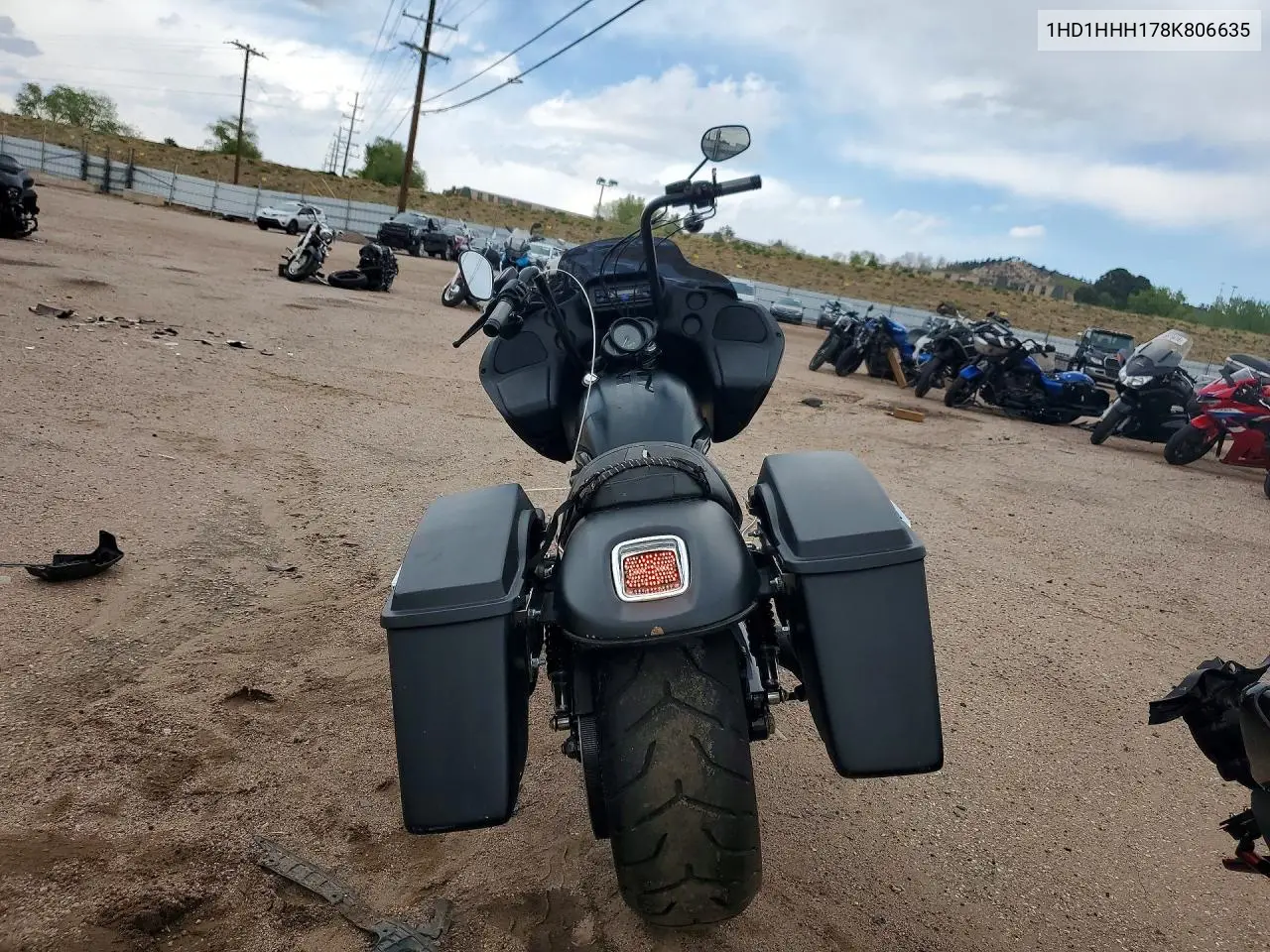 2008 Harley-Davidson Vrscdx VIN: 1HD1HHH178K806635 Lot: 50852636