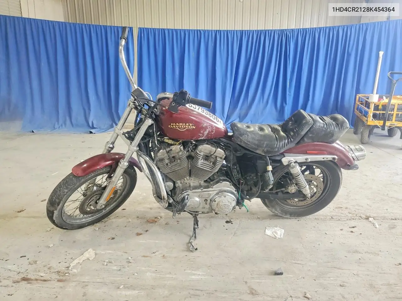 2008 Harley-Davidson Xl883 L VIN: 1HD4CR2128K454364 Lot: 53793806