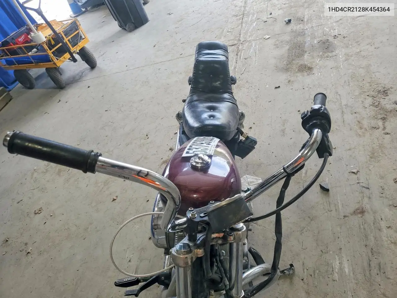 2008 Harley-Davidson Xl883 L VIN: 1HD4CR2128K454364 Lot: 53793806