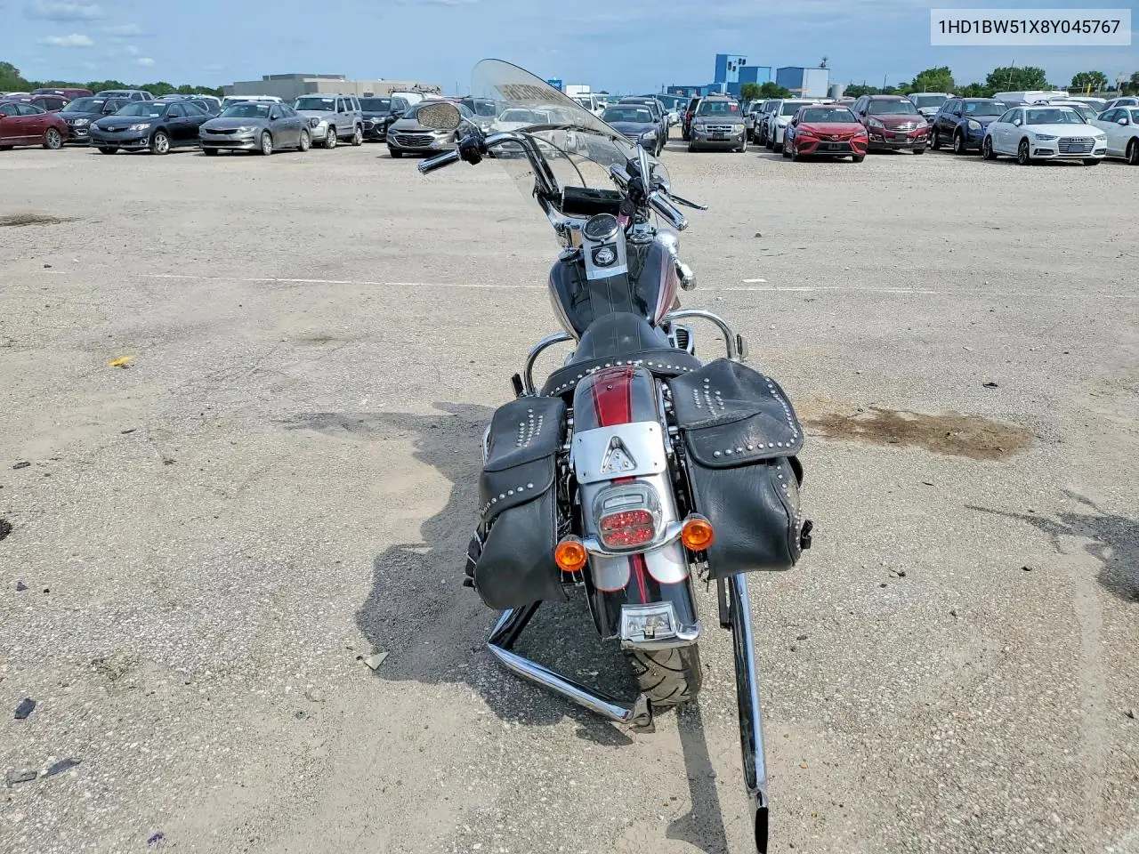 2008 Harley-Davidson Flstc VIN: 1HD1BW51X8Y045767 Lot: 58409526