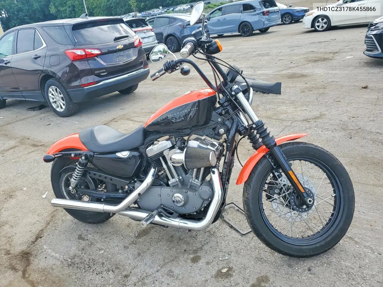 2008 Harley-Davidson Xl1200 N VIN: 1HD1CZ3178K455866 Lot: 60780526