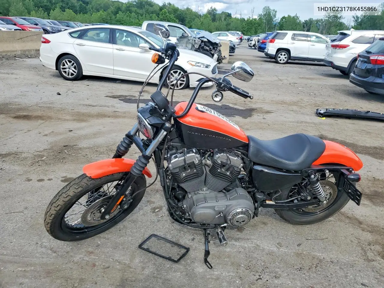 2008 Harley-Davidson Xl1200 N VIN: 1HD1CZ3178K455866 Lot: 60780526