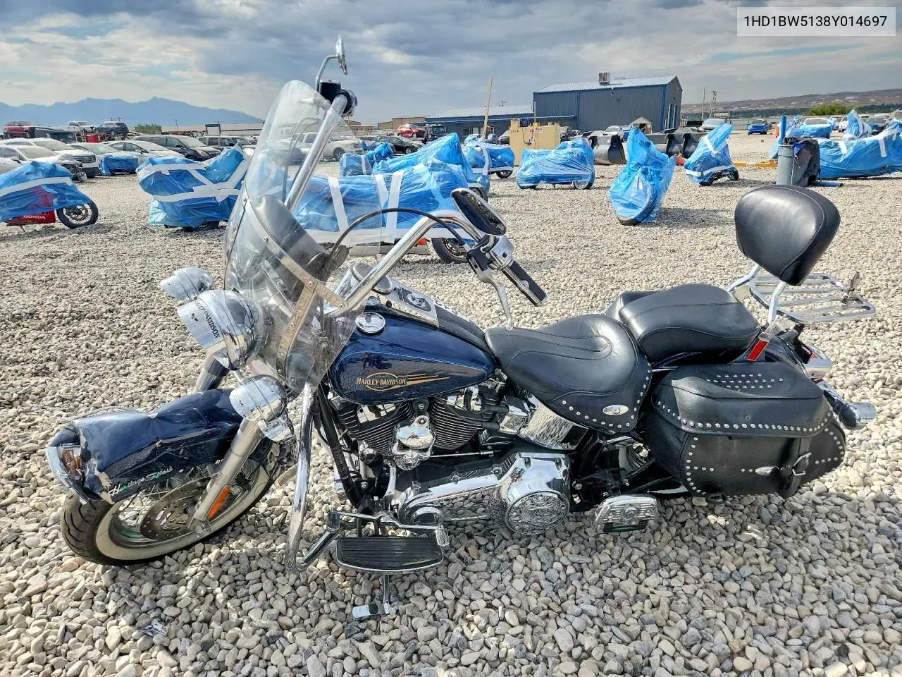 2008 Harley-Davidson Flstc VIN: 1HD1BW5138Y014697 Lot: 61331266