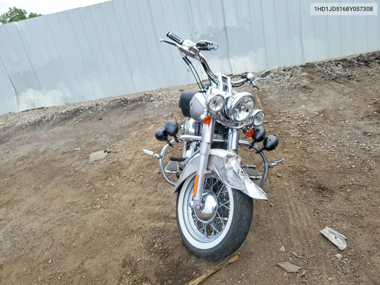 2008 Harley-Davidson Flstn VIN: 1HD1JD5168Y057308 Lot: 61911846