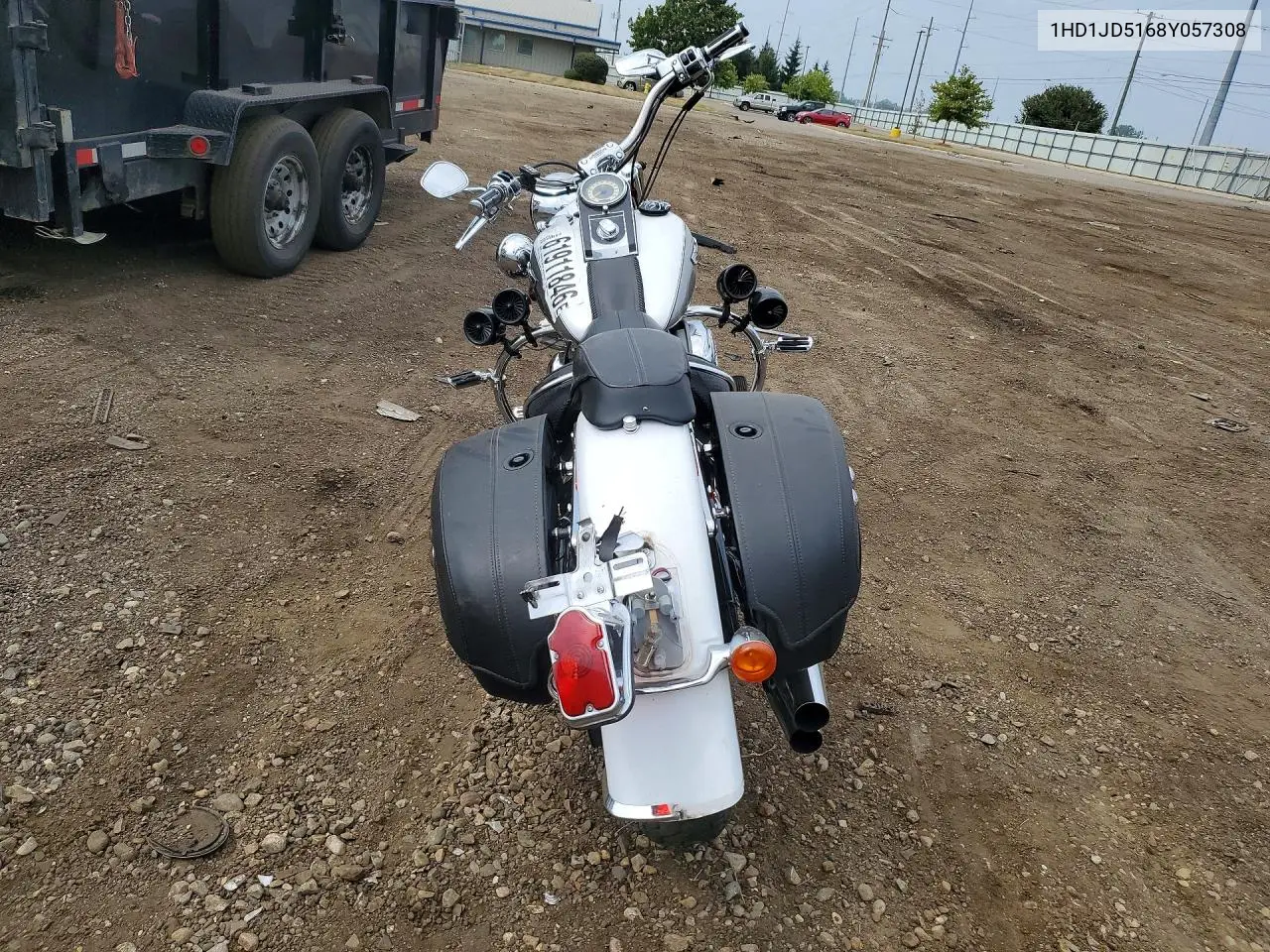 2008 Harley-Davidson Flstn VIN: 1HD1JD5168Y057308 Lot: 61911846