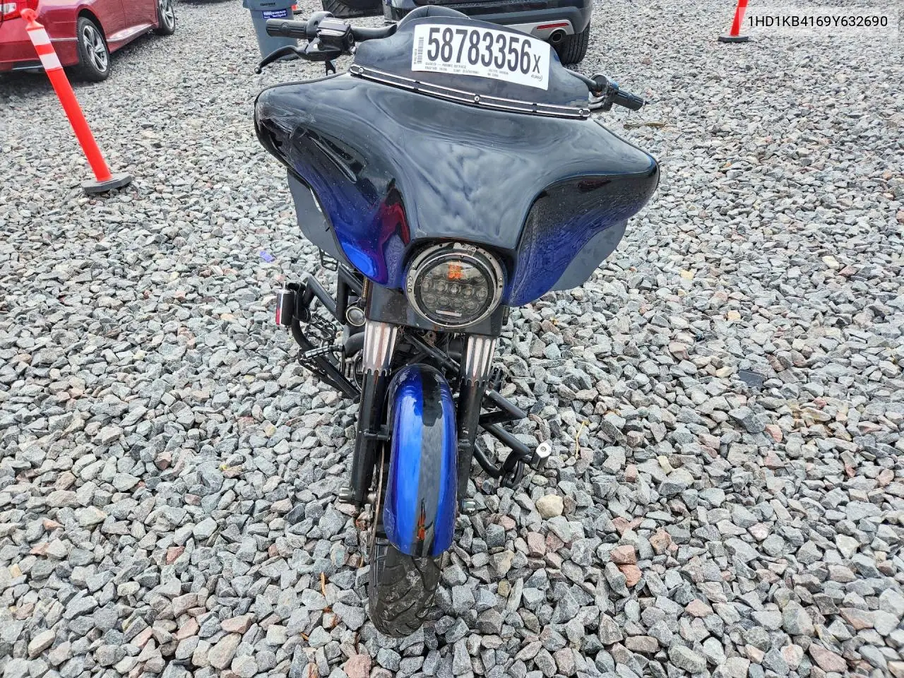 2009 Harley-Davidson Flhx VIN: 1HD1KB4169Y632690 Lot: 58783356