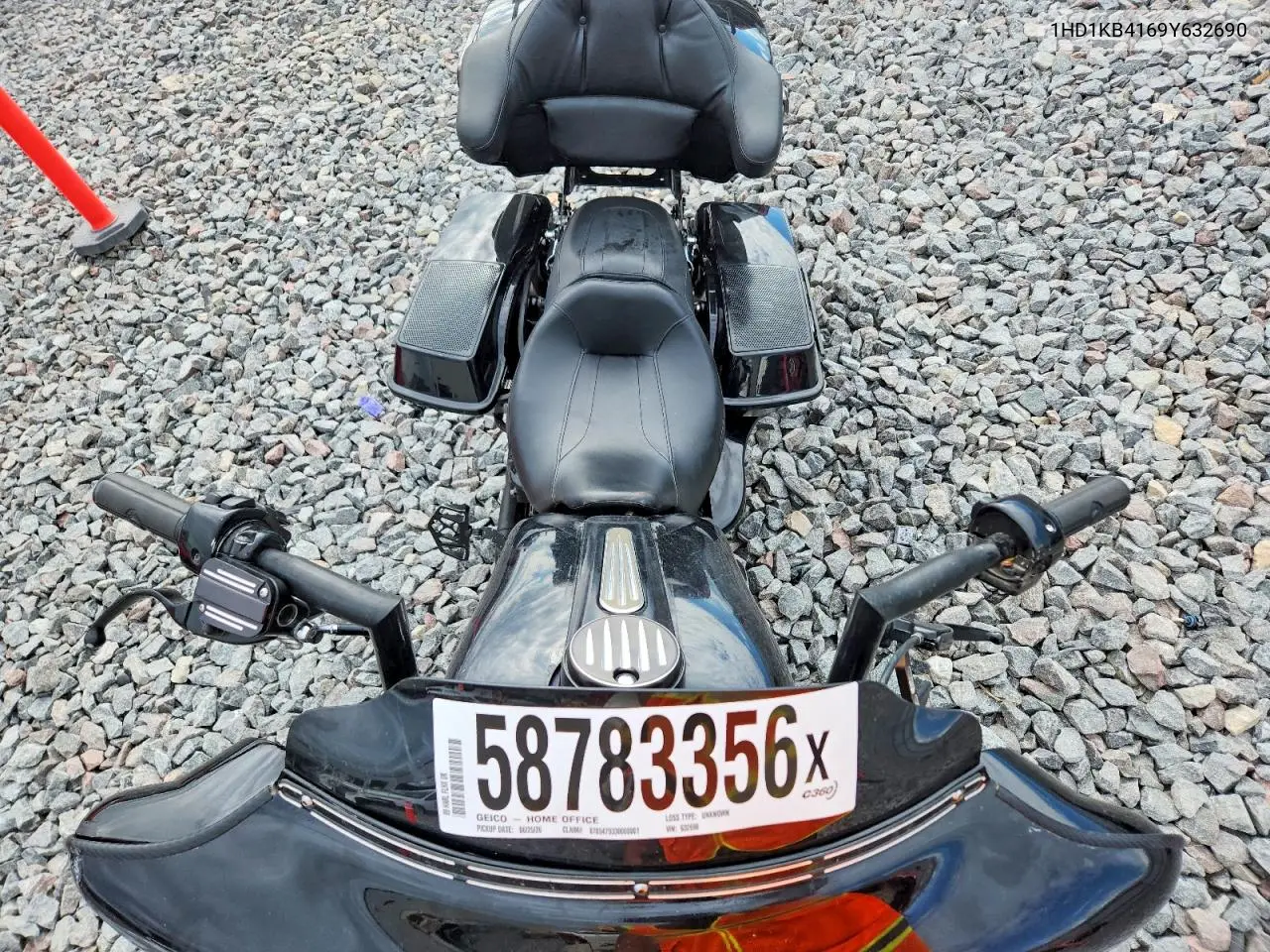 2009 Harley-Davidson Flhx VIN: 1HD1KB4169Y632690 Lot: 58783356